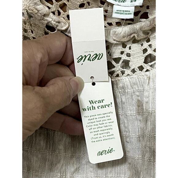 NWT Aerie Tie Dye Babydoll Spaghetti‎ Strap Top Women's M - Picture 3 of 7